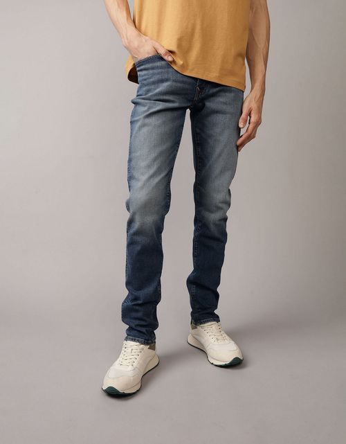 ae airflex+ skinny jean con 360 parches